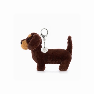 Jellycat Otto Sausage Dog Bag Charm Australia | 219350OQC